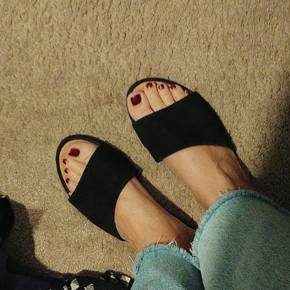 Anthropologie Farylrobin Suede slides - Picture 5 of 6